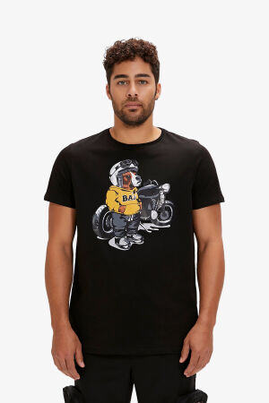 Bad Bear Fave Erkek Siyah T-Shirt 24.01.07.054-C01 - 1