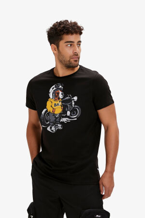Bad Bear Fave Erkek Siyah T-Shirt 24.01.07.054-C01 - 2