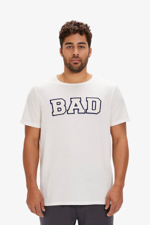 Bad Bear Felt Erkek Beyaz T-Shirt 24.01.07.036-C04 - 1
