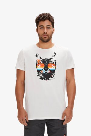 Bad Bear Manx Erkek Beyaz T-Shirt 24.01.07.011-C04 - 1