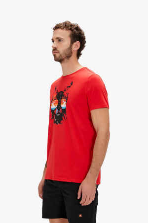 Bad Bear Manx Erkek Kırmızı T-Shirt 24.01.07.011-C54 - 2