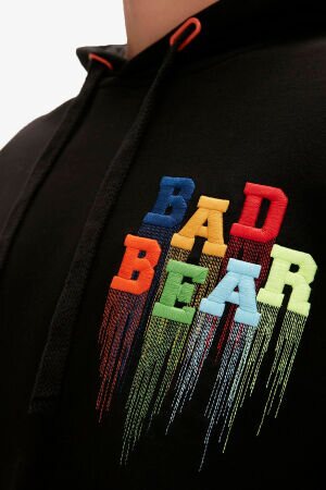 Bad Bear Rainbow Hoodie Erkek Siyah Sweatshirt 23.02.12.005-C01 - 3