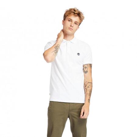 Timberland Basic Polo Beyaz Erkek T-Shirt TB0A26N41001