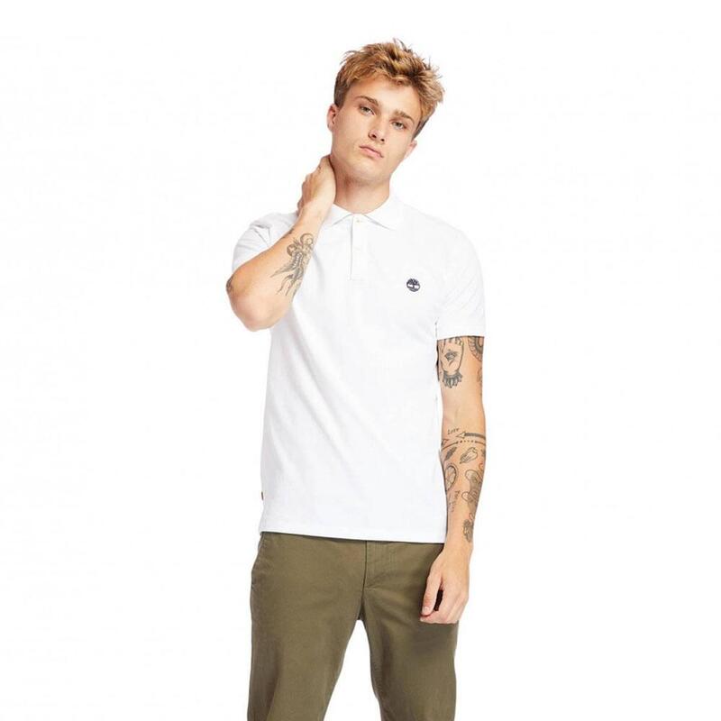 Timberland Basic Polo Beyaz Erkek T-Shirt TB0A26N41001 - 1