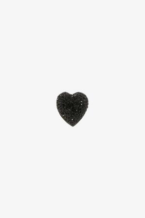 Jibbitz Black Spiky Heart Unisex Terlik Süsü 10011148 - 1