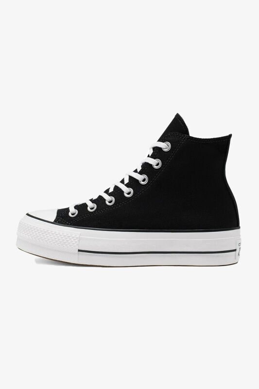 Converse Chuck Taylor All Star Platform Canvas Kadın Siyah Sneaker 560845C - 4