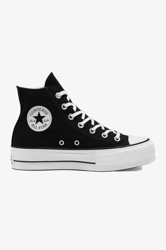 Converse Chuck Taylor All Star Platform Canvas Kadın Siyah Sneaker 560845C - 1