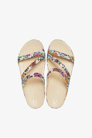 Crocs Kadee II Butterfly Graphic Sandal Kadın Çok Renkli Günlük Sandalet 209772-11S - 4