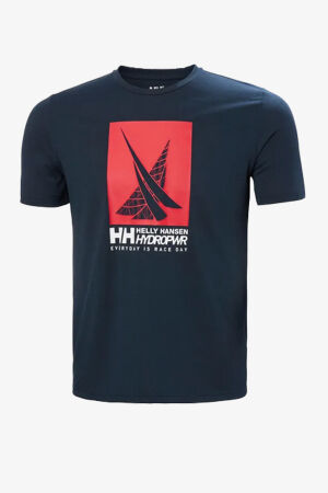 Helly Hansen Hp Race Graphic Erkek Lacivert T-Shirt 34419-597 - HELLY HANSEN