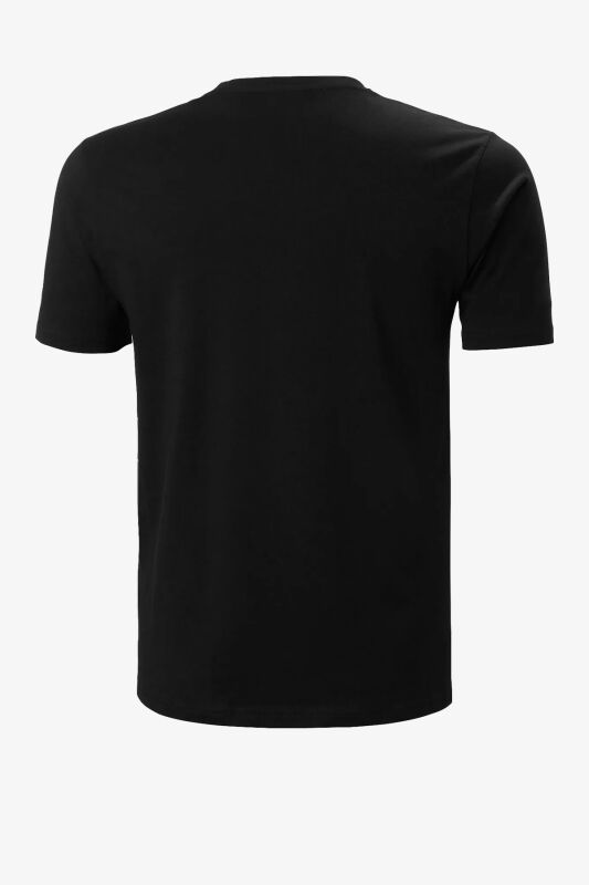 Helly Hansen Logo Erkek Siyah T-Shirt 33979-990 - 5