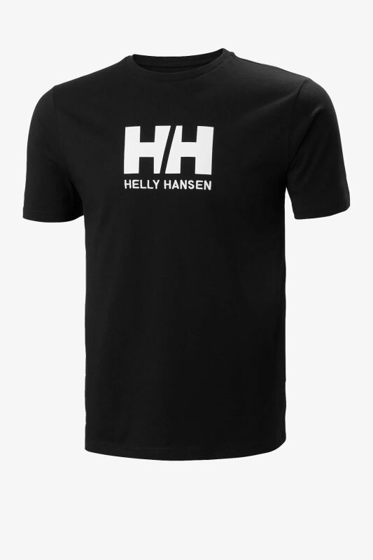 Helly Hansen Logo Erkek Siyah T-Shirt 33979-990 - 2