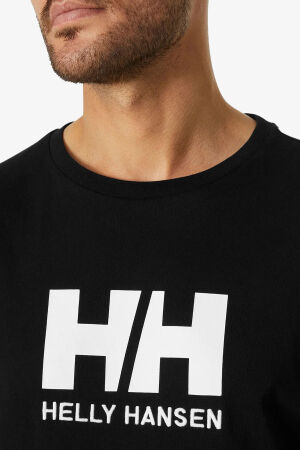 Helly Hansen Logo Erkek Siyah T-Shirt 33979-990 - 3