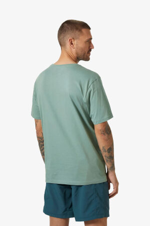 Helly Hansen Logo Erkek Yeşil T-Shirt 33979-489 - 4