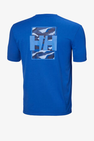 Helly Hansen Skog Recycled Erkek Mavi T-Shirt 63082-543 - 6