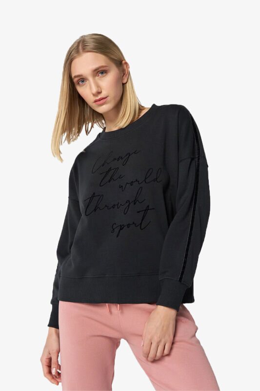 Hummel Hml Anemone Sweatshirt Kadın Siyah Sweatshirt 921655-2001 - 1