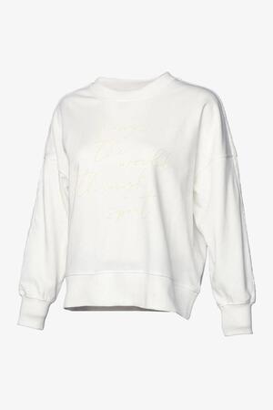 Hummel Hml Anemone Sweatshirt Kadın Beyaz Sweatshirt 921655-9003 - 3