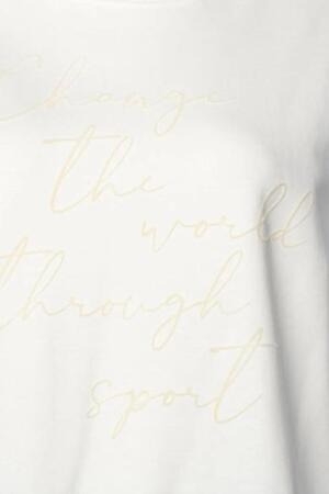 Hummel Hml Anemone Sweatshirt Kadın Beyaz Sweatshirt 921655-9003 - 5