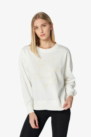 Hummel Hml Anemone Sweatshirt Kadın Beyaz Sweatshirt 921655-9003 - 1