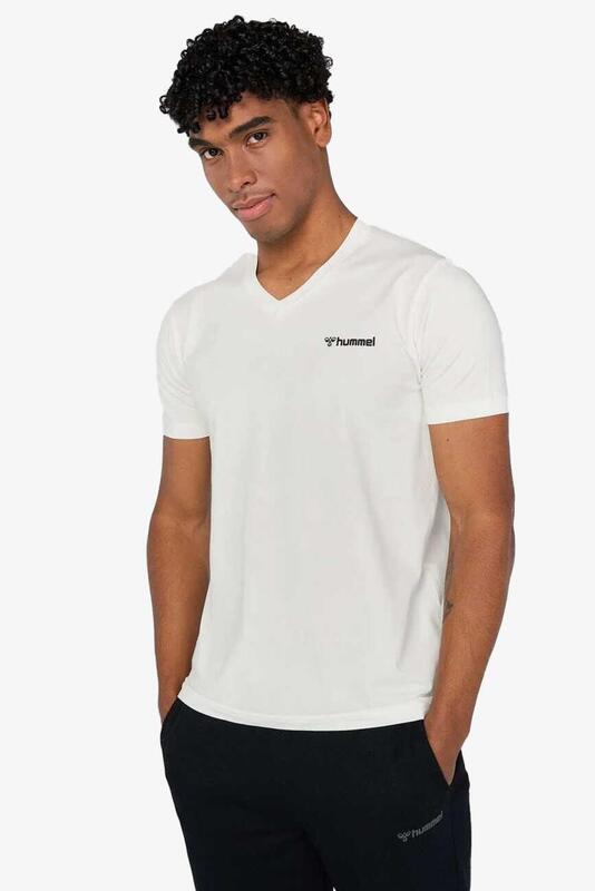 Hummel Hml Kaise T-Shirt S/S Erkek Beyaz T-Shirt 911641-9003 - 1