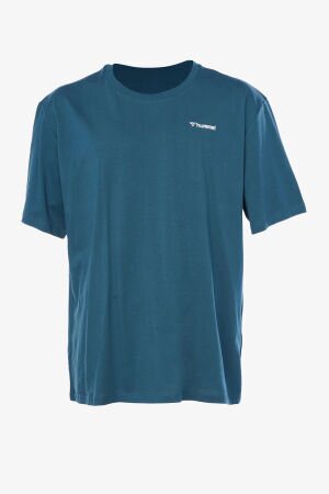 Hummel Hmlandre Oversize Erkek Mavi T-Shirt 911880-7511 - 1