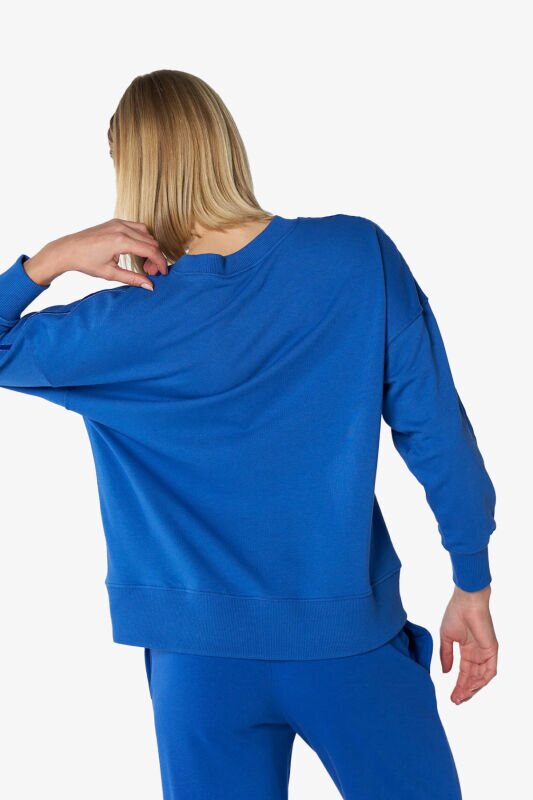 Hummel Hmlanemone Kadın Mavi Sweatshirt 921655-7788 - 2