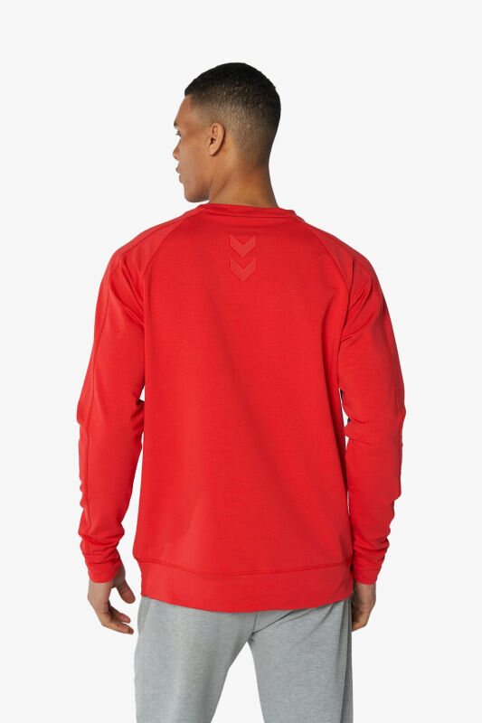 Hummel Hmlarlo Erkek Kırmızı Sweatshirt 921658-3658 - 2