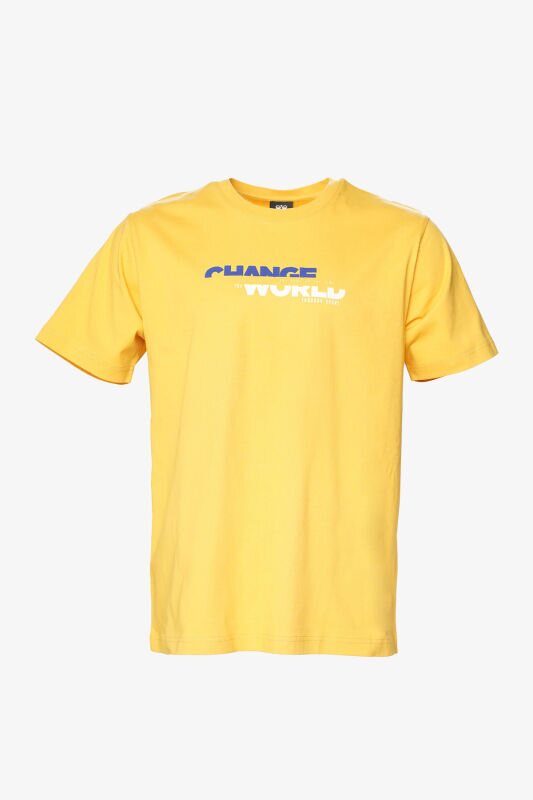 Hummel Hmldivide Ss Erkek Sarı T-Shirt 911794-2523 - 2