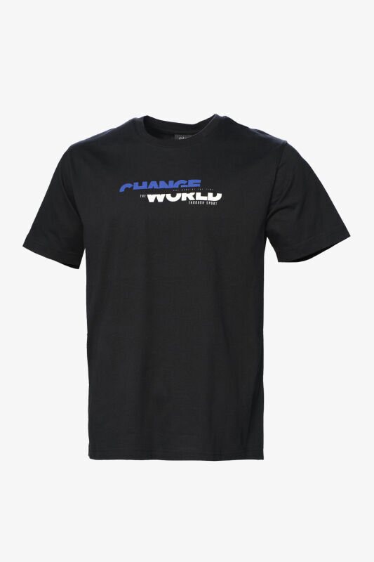 Hummel Hmldivide Ss Erkek Siyah T-Shirt 911794-2001 - 1