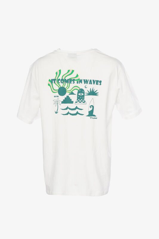 Hummel Hmlhenri Oversize Erkek Beyaz T-Shirt 911888-9003 - 2