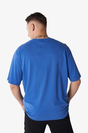 Hummel Hmljavon Oversize Erkek Mavi T-Shirt 911806-7788 - 2