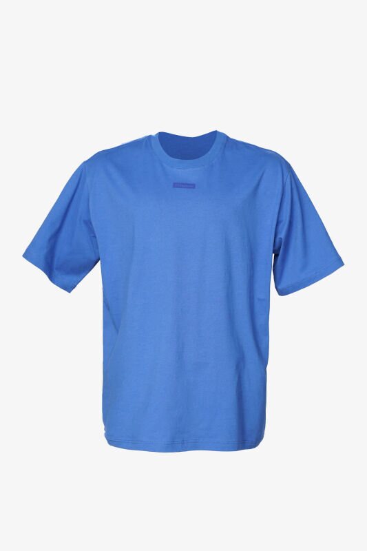 Hummel Hmljavon Oversize Erkek Mavi T-Shirt 911806-7788 - 3