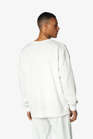 Hummel Hmlmaddox Owesize Erkek Beyaz Sweatshirt 921720-9003 - 2
