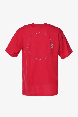 Hummel Hmlsean Oversize Erkek Kırmızı T-Shirt 911856-3658 - 4