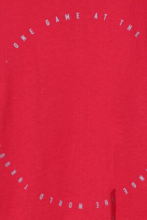 Hummel Hmlsean Oversize Erkek Kırmızı T-Shirt 911856-3658 - 3