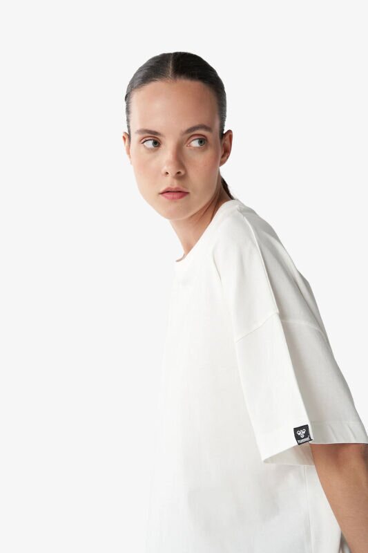 Hummel Hmlshura Oversize Kadın Beyaz T-Shirt 911858-9003 - 2