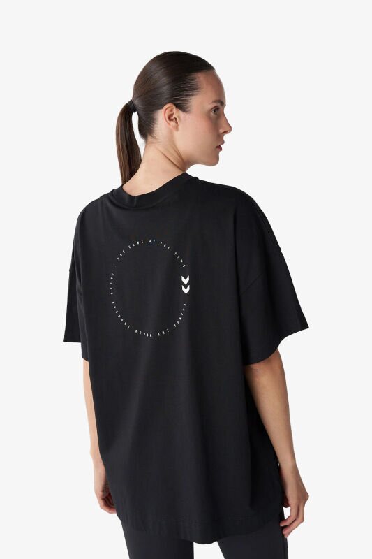 Hummel Hmlshura Oversize Kadın Siyah T-Shirt 911858-2001 - 5