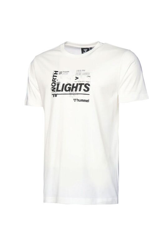 Hummel Hmlstuart S/S Erkek Beyaz T-Shirt 911755-9003 - 1