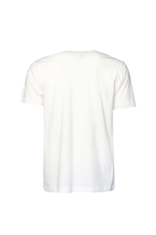 Hummel Hmlstuart S/S Erkek Beyaz T-Shirt 911755-9003 - 2