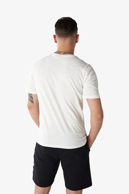 Hummel Hmlt-ic ico Regular Erkek Beyaz T-Shirt 911865-9003 - 3