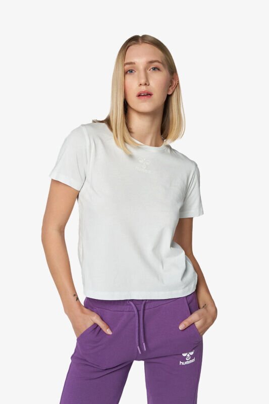 Hummel Hmlt-icons Kadın Beyaz T-Shirt 911759-9001 - 4