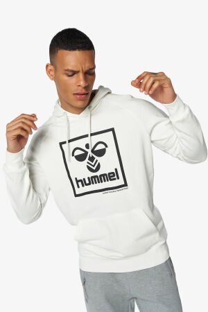 Hummel Hmlt-isam 2.0 Hoodie Erkek Beyaz Sweatshirt 921556-9003 - 2