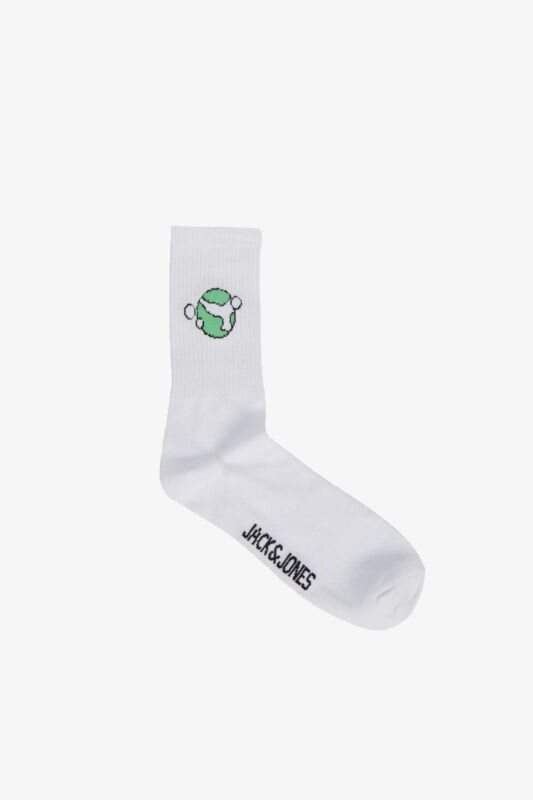 Jack & Jones Jacathletic Space Tennis Socks 5 Pack Unisex Yeşil Çorap 12240536-Green - 1