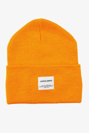 Jack & Jones Jaclong Knit Erkek Turuncu Bere 12150627-Orange 