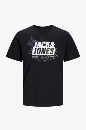 Jack & Jones Jcomap Logo Erkek Siyah T-Shirt 12252376-Black - 4