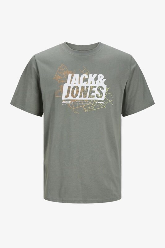 Jack & Jones Jcomap Logo Erkek Yeşil T-Shirt 12252376-AgaveGreen - 4