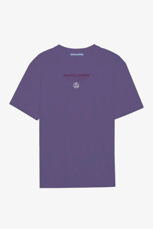 Jack & Jones Jcotypo Erkek Mor T-Shirt 12256163-DeepLavender 