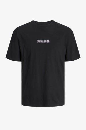 Jack & Jones Jorlafayette Erkek Siyah T-Shirt 12251768-Black 