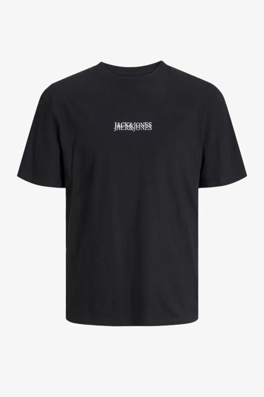 Jack & Jones Jorlafayette Erkek Siyah T-Shirt 12251768-Black - 1