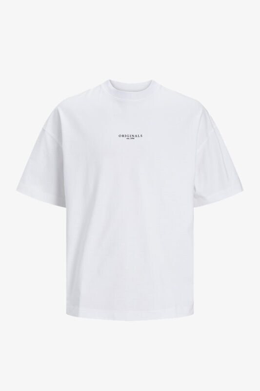 Jack & Jones Jorsantorini Erkek Beyaz T-Shirt 12251774-BrightWhite - 1