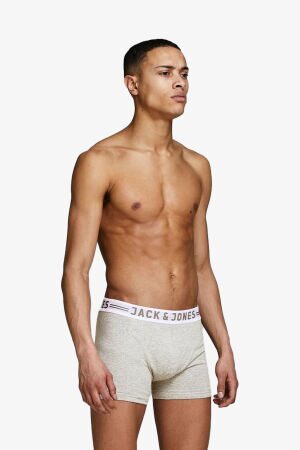 Jack & Jones Sense Trunks 3-Pack Noos Erkek Gri Boxer 12081832-Grey - 2